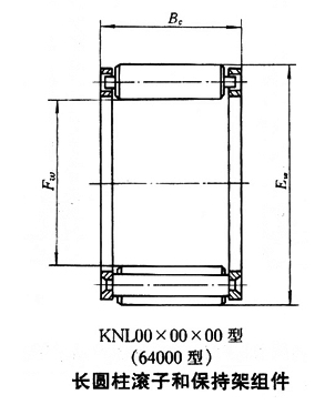 KNL30x48x45轴承图纸