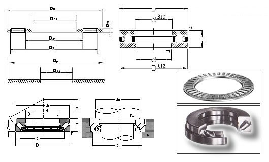 SKF81118轴承图纸