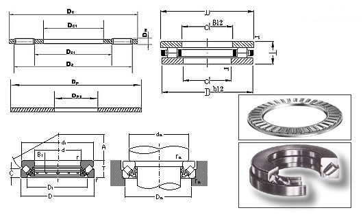 SKF81120轴承图纸